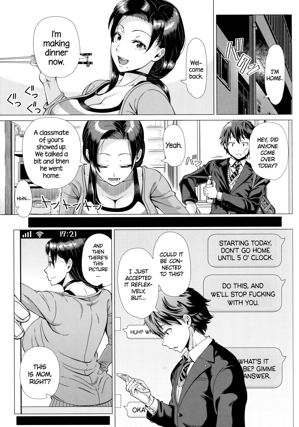 Hentai Manga Comic-First Time With Someone Else's Wife-Read-142